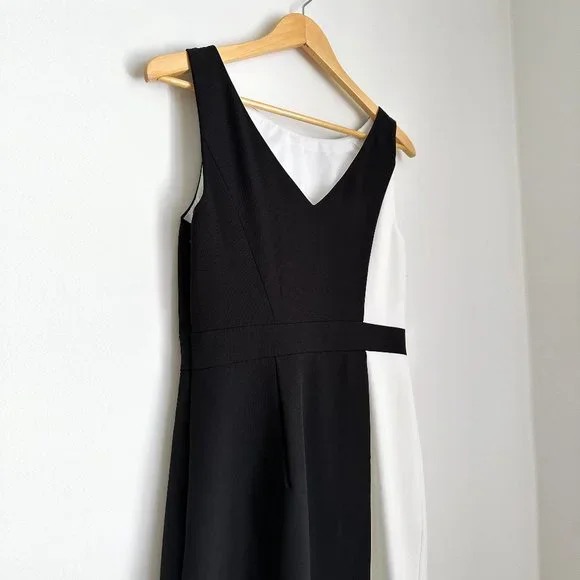 Saks Fifth Avenue Dresses Saks Fifth Avenue Colorblock Midi